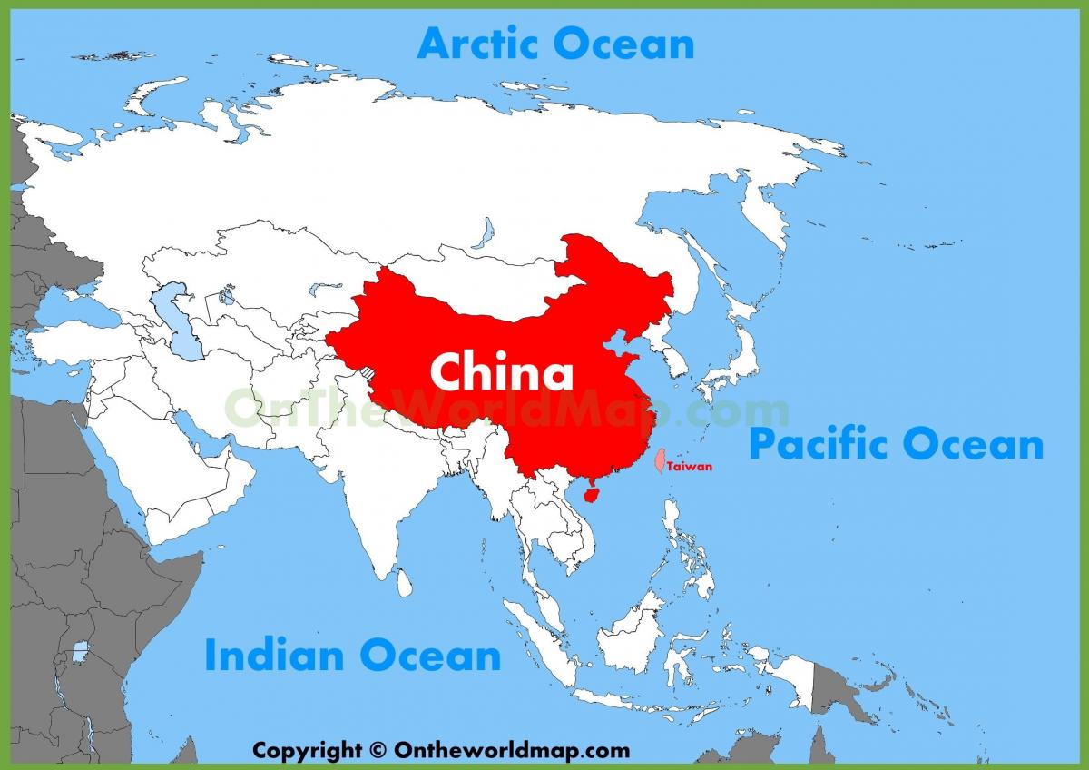 China asia mapa