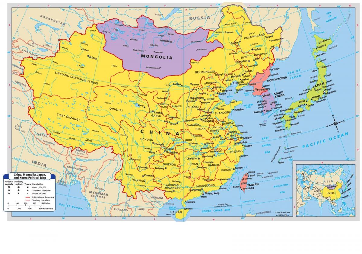 mapa de China