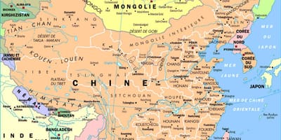 China administrativas mapa