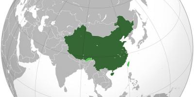 Mapa de China mundo