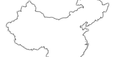 Esquema del mapa de China
